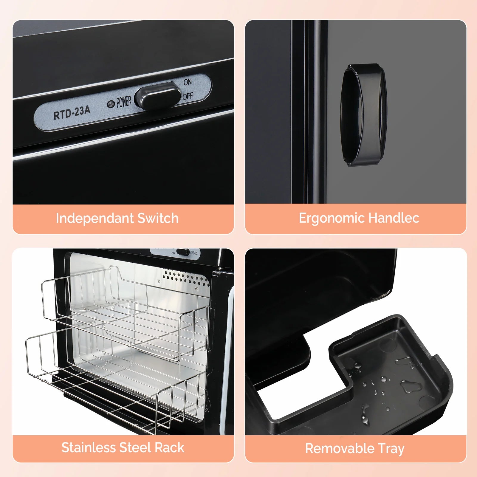 OmySalon 23L Hot Towel Warmer Cabinet for Facials Massage