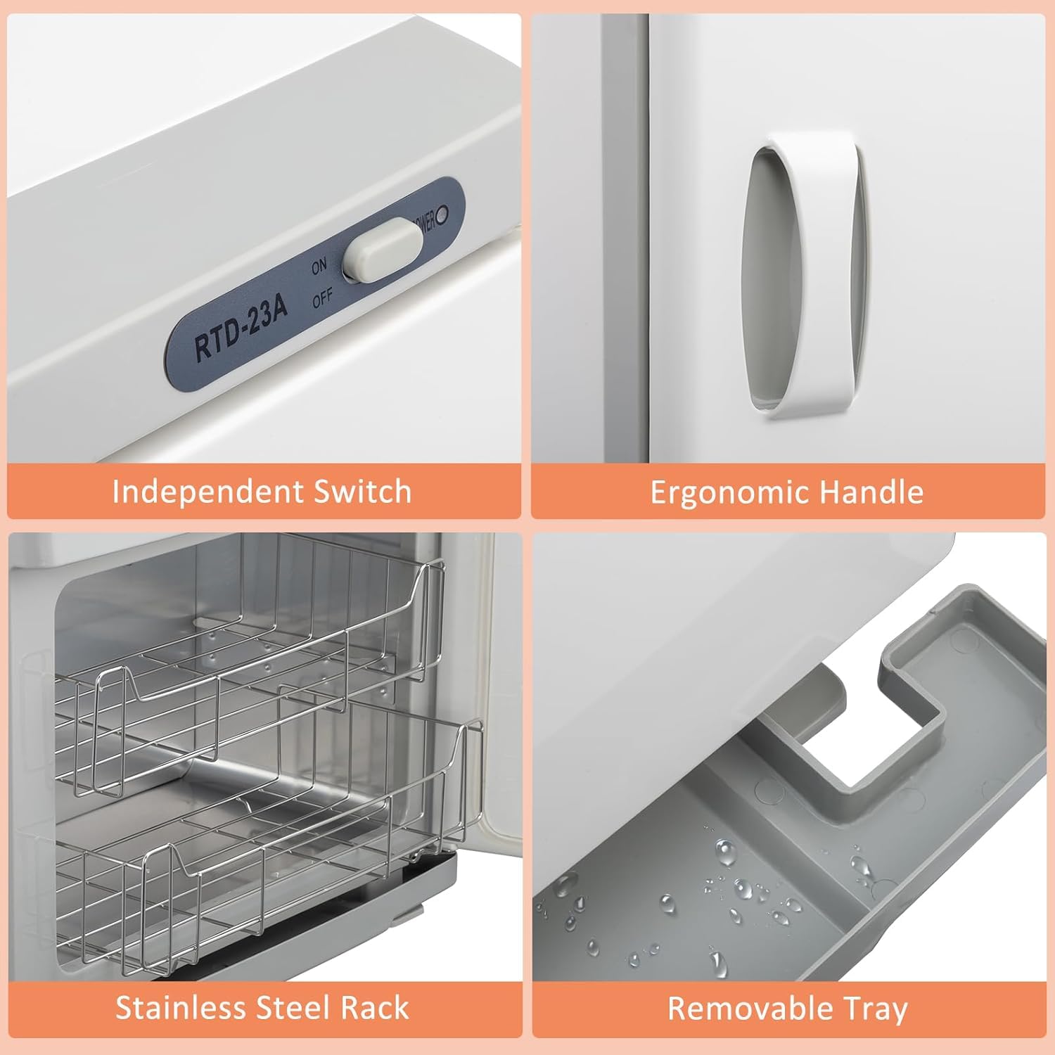 OmySalon 23L Hot Towel Warmer Cabinet for Facials Massage