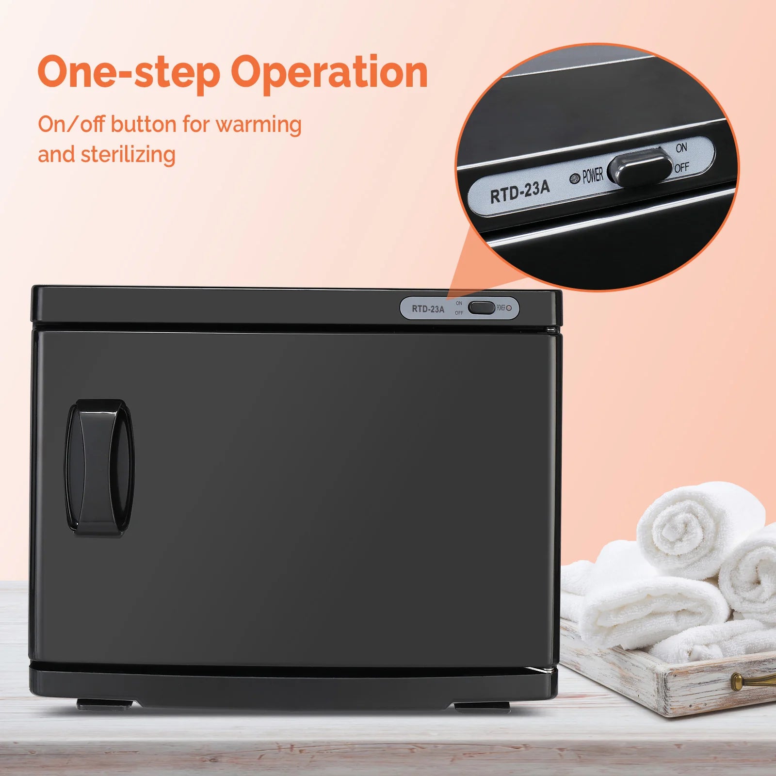 OmySalon 23L Hot Towel Warmer Cabinet for Facials Massage